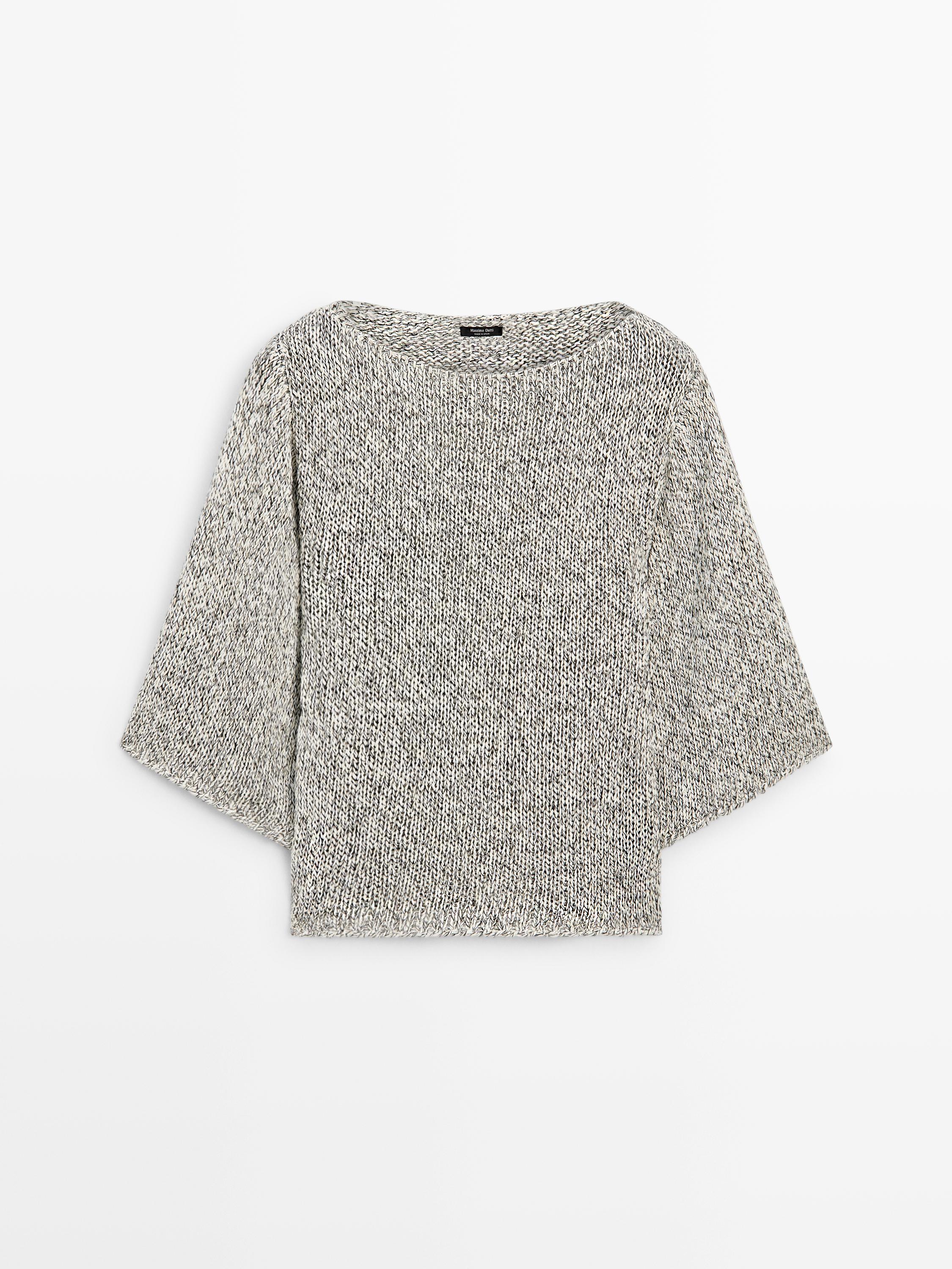 Pull en maille 100 % coton